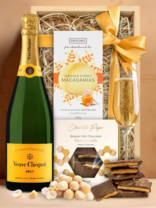 Veuve Clicquot Champagne Chocolates Gift Hamper