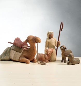 Willow Tree Figurines Shepherd and Stable Animals