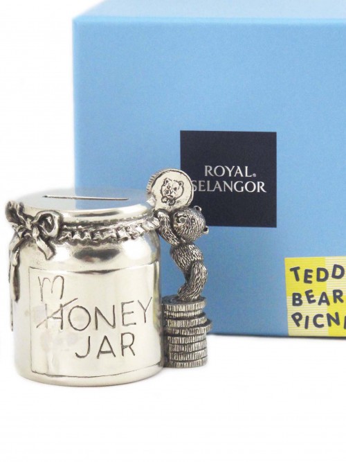 Royal Selangor Teddy Bears Picnic Money Jar Coin Box