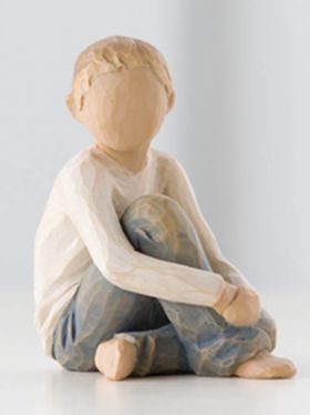 Willow Tree Figurine - Caring Child (Lighter Skin)