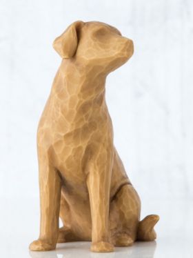 Willow Tree Figurine - Love my Dog (Lighter Dog)