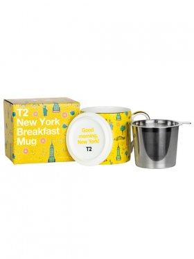 T2 Iconic New York Breakfast Mug with Infuser