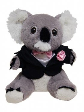 Plush Wedding Groom Koala 18cm
