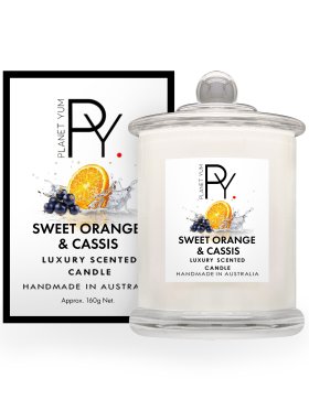 Planet Yum Sweet Orange & Cassis Luxury Scented Candle 160g