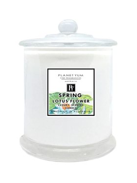 Planet Yum Spring Lotus Luxury Scented Candle 160g
