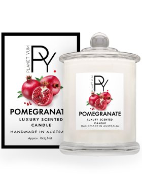 Planet Yum Pomegranate Luxury Scented Candle 160g