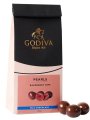 Godiva Milk Chocolate Pearls, Raspberry Ripe, 100g