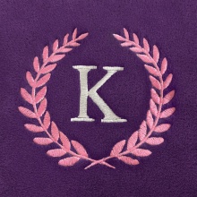 Single Laurel Wreath Initial