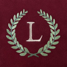 Single Laurel Wreath Initial