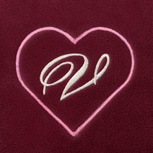 Single Heart Initial