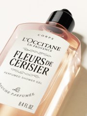 L'Occitane Cherry Blossom Bath & Shower Gel, 250ml