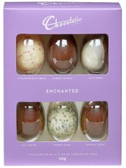 Chocolatier Enchanted 6 Pack Chocolate Egg Selection 150g