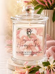 Planet Yum Japanese Honeysuckle Luxury Scented Candle 160g