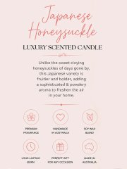 Planet Yum Japanese Honeysuckle Luxury Scented Candle 160g