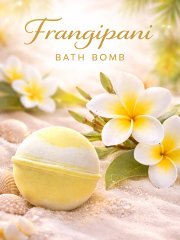 Planet Yum Frangipani Bath Bomb 245g