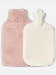 Tonic Hot Water Bottle - Dusty Rose Deluxe Soft Touch