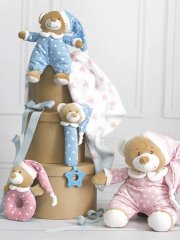 Starbright Teddy Bear Gift Pack - Bear and Blanket Pink