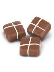 Chocolatier Hot Cross Bun Chocolates 6 pack, 80g