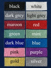 Embroidered Plush Ultra Soft Robe - Navy