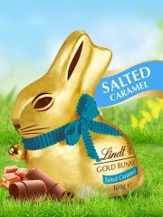 Lindt Gold Bunny Salted Caramel Milk Chocolate 100g