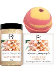 Planet Yum Japanese Honeysuckle Bath Set
