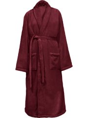 Plush Ultra Soft Robe - Burgundy