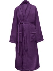 Plush Ultra Soft Robe - Plum