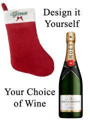 Holiday Treat - Embroidered Christmas Stocking Gift