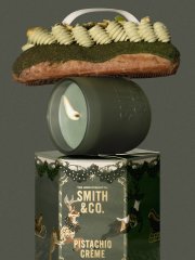 Smith & Co. Pistachio Creme Festive Candle 80g