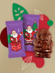 Sweet William Chocolate Santa Bag 155g