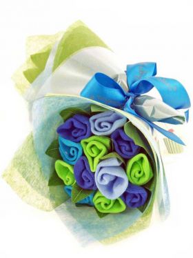 Babycupcakes Sock Posy - Brilliant Blue
