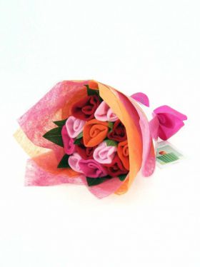 Babycupcakes Sock Posy - Funky Fuschia