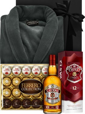 Men's Robe & Scotch Pamper Hamper