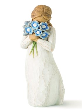 Willow Tree Figurine - Forget-Me-Not