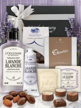 L'Occitane White Lavender Pamper Hamper