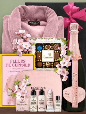 L'Occitane Cherry Blossom & Robe Luxury Set