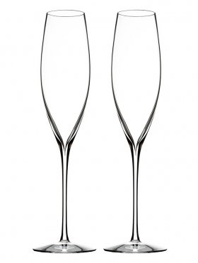 Waterford Crystal Elegance Champagne Classic Flute Pair