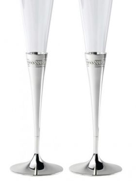 Wedgwood Simply Wish Toasting Champagne Flutes Pair