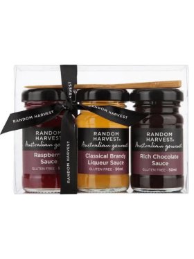 Random Harvest Mini-Me Dessert Sauces Gift Pack, 3 x 50ml