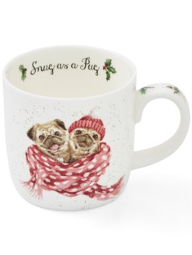 Royal Worcester Snug us a Pug Mug