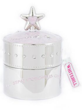 Whitehill Pink Star Baby's Musical Box