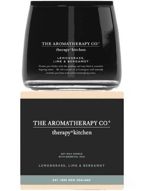 The Aromatherapy Co Kitchen Candle - Lemongrass, Lime & Bergamot 260g