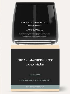 The Aromatherapy Co Kitchen Candle - Lemongrass, Lime & Bergamot 260g