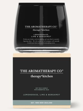 The Aromatherapy Co Kitchen Candle - Lemongrass, Lime & Bergamot 260g