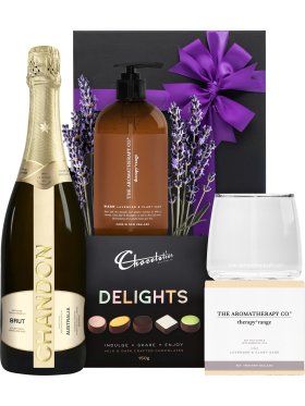 The Aromatherapy Co Lavender & Chandon Pamper Hamper