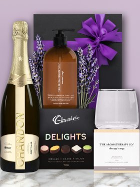 The Aromatherapy Co Lavender & Chandon Pamper Hamper
