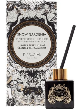 MOR Petite Reed Diffuser 40ml - Snow Gardenia