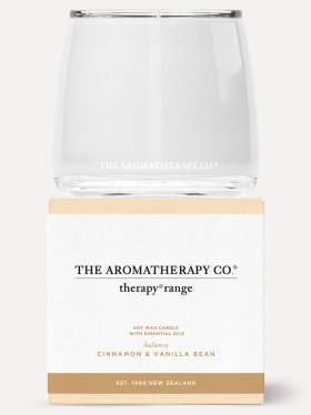 The Aromatherapy Co. Therapy Candle Balance - Cinnamon & Vanilla Bean 260g