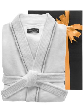 Cotton Velour Bathrobe