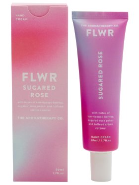 The Aromatherapy Co. FLWR Hand Cream 50ml - Sugared Rose